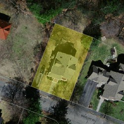 25 Endicott St, Newton, MA 02461 aerial view