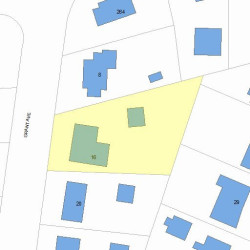 16 Grant Ave, Newton, MA 02459 plot plan