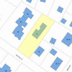 85 Central St, Newton, MA 02466 plot plan