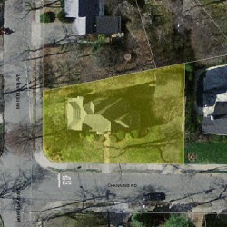 31 Channing Rd, Newton, MA 02459 aerial view