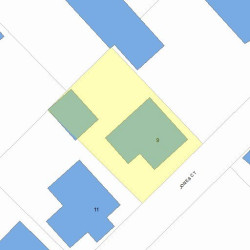 9 Jones Ct, Newton, MA 02458 plot plan