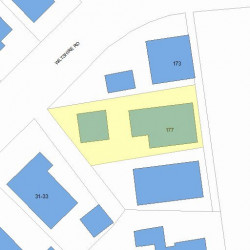 177 Jackson Rd, Newton, MA 02458 plot plan