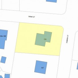 139 Sumner St, Newton, MA 02459 plot plan