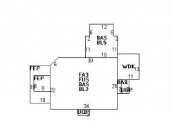92 Carlton Rd, Newton, MA 02468 floor plan