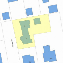 9 Delmore Rd, Newton, MA 02461 plot plan