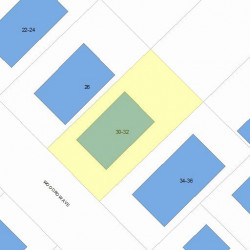 30 Woodrow Ave, Newton, MA 02460 plot plan