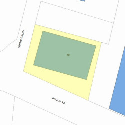 10 Langley Rd, Newton, MA 02459 plot plan