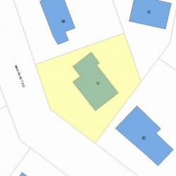 76 Margaret Rd, Newton, MA 02461 plot plan