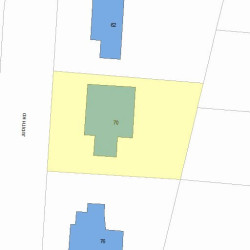 70 Judith Rd, Newton, MA 02459 plot plan