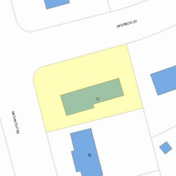 72 Myerson Ln, Newton, MA 02459 plot plan