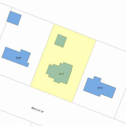 1717 Beacon St, Newton, MA 02468 plot plan