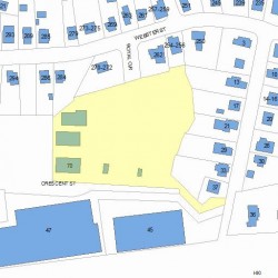 70 Rowe St, Newton, MA 02466 plot plan