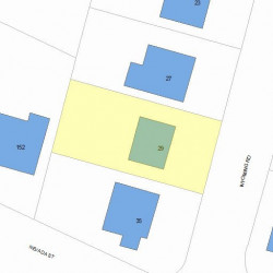 29 Wyoming Rd, Newton, MA 02460 plot plan