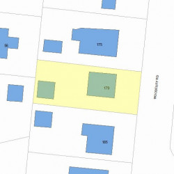 179 Woodcliff Rd, Newton, MA 02461 plot plan