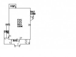 298 Central St, Newton, MA 02466 floor plan