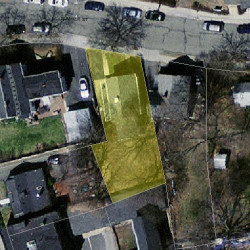 24 Summer St, Newton, MA 02464 aerial view