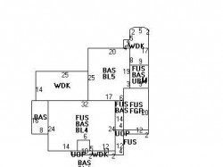 32 Bow Rd, Newton, MA 02459 floor plan
