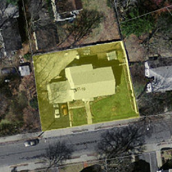 19 Madison Ave, Newton, MA 02460 aerial view