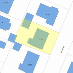 17 Crosby Rd, Boston, MA 02467 plot plan