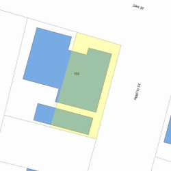 155 Oak St, Newton, MA 02464 plot plan