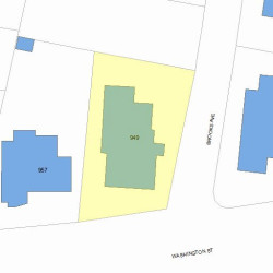 949 Washington St, Newton, MA 02460 plot plan