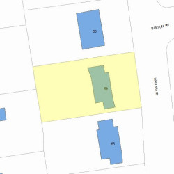 59 Walden St, Newton, MA 02460 plot plan