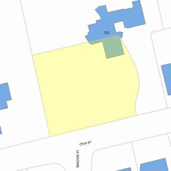 131 Otis St, Newton, MA 02460 plot plan