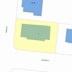 17 Garner St, Newton, MA 02459 plot plan