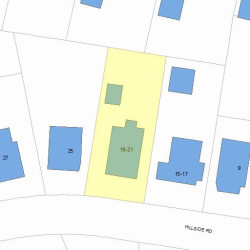 19 Hillside Rd, Newton, MA 02461 plot plan