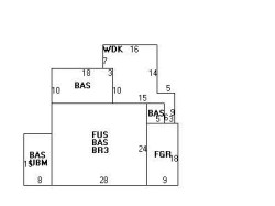 253 Cypress St, Newton, MA 02459 floor plan