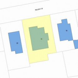 16 Regent St, Newton, MA 02465 plot plan