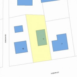 11 Auburn St, Newton, MA 02465 plot plan