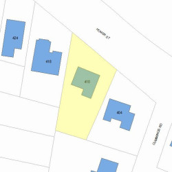 410 Homer St, Newton, MA 02459 plot plan