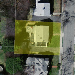 26 Charlotte Rd, Newton, MA 02459 aerial view