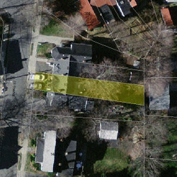 10 Irving St, Newton, MA 02459 aerial view