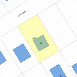 22 Goddard St, Newton, MA 02461 plot plan