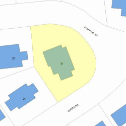 39 Stafford Rd, Newton, MA 02459 plot plan
