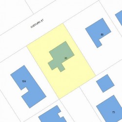 86 Goddard St, Newton, MA 02461 plot plan