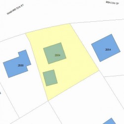 2084 Washington St, Newton, MA 02462 plot plan