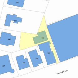 437 Washington St, Newton, MA 02458 plot plan