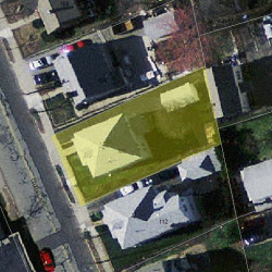 108 Chapel St, Newton, MA 02458 aerial view