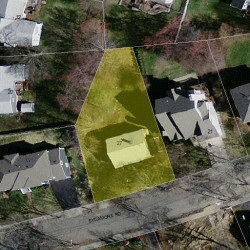 27 Sycamore Rd, Newton, MA 02459 aerial view