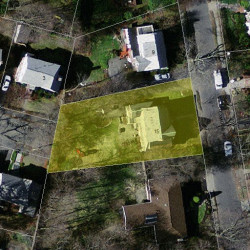15 Exmoor Rd, Newton, MA 02459 aerial view