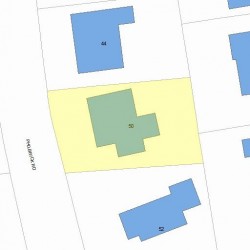 50 Philbrick Rd, Newton, MA 02459 plot plan