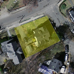 60 Clyde St, Newton, MA 02460 aerial view