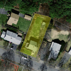 9 Selden St, Newton, MA 02468 aerial view