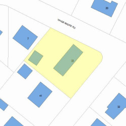 33 Windermere Rd, Newton, MA 02466 plot plan