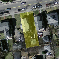 130 Lincoln St, Newton, MA 02461 aerial view