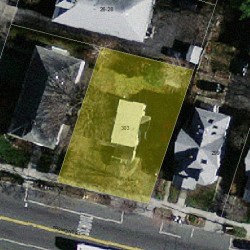 303 Tremont St, Newton, MA 02458 aerial view