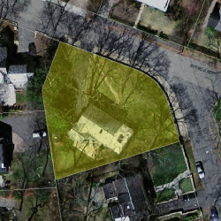 1 Gammons Rd, Newton, MA 02468 aerial view